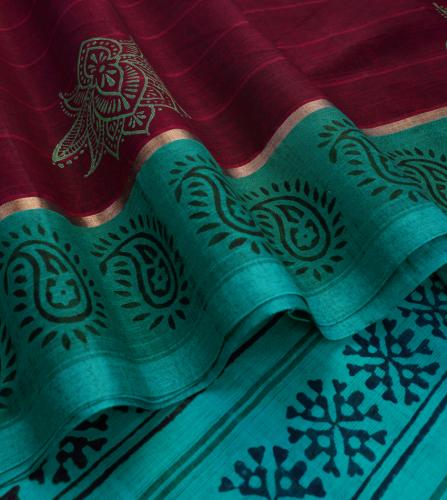 SALEM BLOCK PRINT COTTON SAREES
